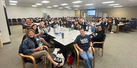 Multiple School Design Teams gathered for a day of redesign planning
